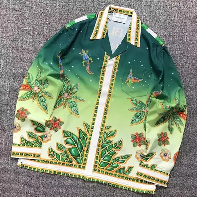 ¥116 CASABLANCA SHIRT 211051039(im 170cm 55kg i wear size L in the phot)