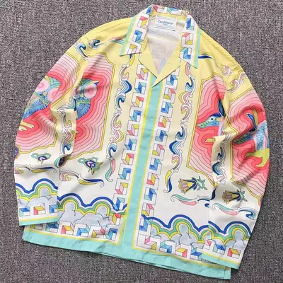 ¥116 CASABLANCA SHIRT 211050739(im 170cm 55kg i wear size L in the phot)