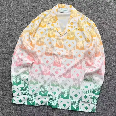 ¥116 CASABLANCA SHIRT 211051739(im 170cm 55kg i wear size L in the phot)