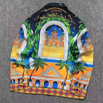 ¥116 CASABLANCA SHIRT 211052139(im 170cm 55kg i wear size L in the phot)