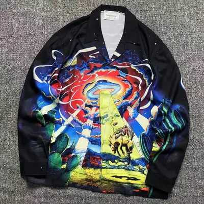 ¥116 CASABLANCA SHIRT 211052339(im 170cm 55kg i wear size L in the phot)