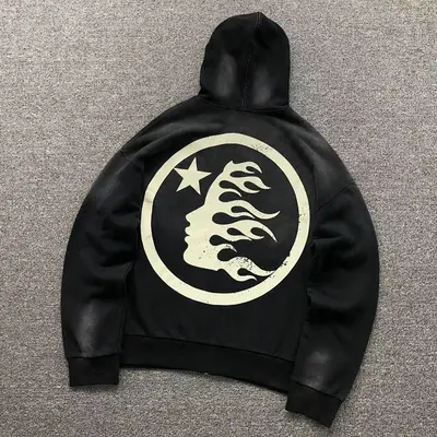 ￥248 HELLSTAR HOODIE 311222172（im 170cm 55kg i wear size M in the phot）