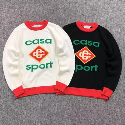 ￥145 CASABLANCA SWEATER 212061148（im 170cm 57kg i wear size M in the phot）