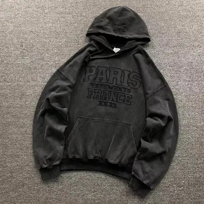 ¥238 VETEMENTS HOODIE 412132417(im 170cm 57kg i wear size M in the phot)