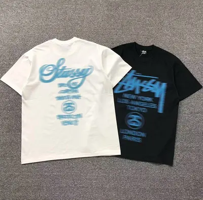 ￥85 STUSSY T-SHIRT 412141202（im 170cm 57kg i wear size M in the phot）