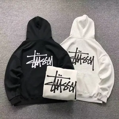 ￥198 STUSSY HOODIE 4121610001（im 170cm 57kg i wear size M in the phot）