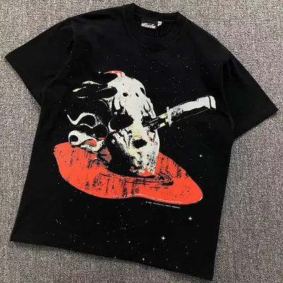 ￥128 HELLSTAR T-SHIRT 412182972（im 170cm 55kg i wear size M in the phot）