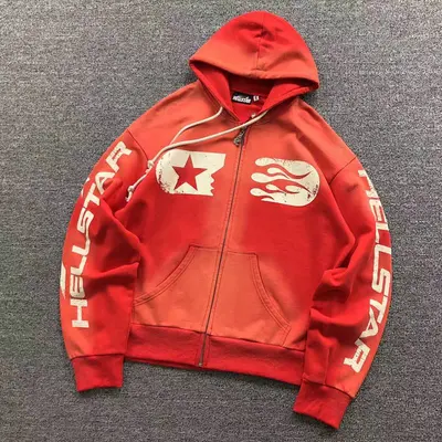 ￥268 HELLSTAR HOODIE 412183772（im 170cm 55kg i wear size M in the phot）