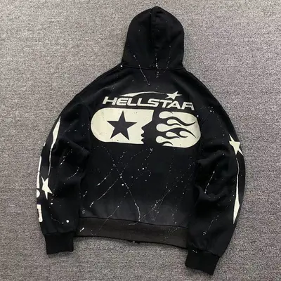 ￥258 HELLSTAR HOODIE 412183872（im 170cm 55kg i wear size S in the phot）
