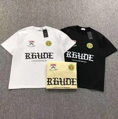 ¥105 RHUDE T-SHIRT 412192217(im 170cm 57kg i wear size M in the phot)