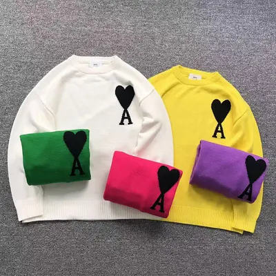 ¥148 AMI SWEATER 212190217(im 170cm 57kg i wear size S in the phot)