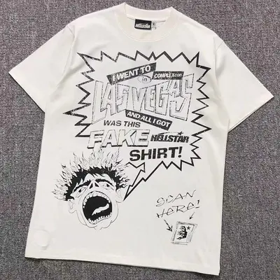 ￥108 HELLSTAR T-SHIRT 412205972（im 170cm 57kg i wear size M in the phot）