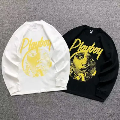 ￥105 PLAYBOY LONG SLEEVED 412221002（im 170cm 57kg i wear size M in the phot）