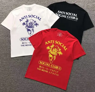 ￥85 ANTI SOCIAL SOCIAL CLUB T-SHIRT 412234102（im 170cm 57kg i wear size M in the phot）