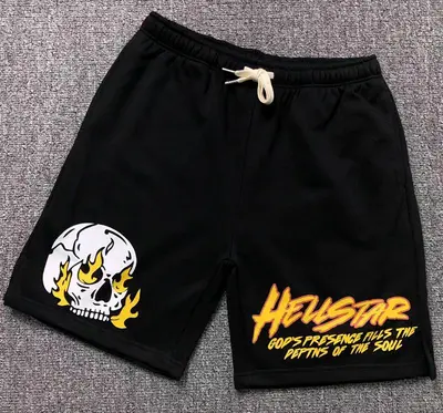 ￥108 HELLSTAR SHORTS 412295717（im 170cm 55kg i wear size L in the phot）