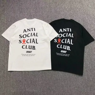 ¥85 ANTI SOCIAL SOCIAL CLUB T-SHIRT 111043402(im 170cm 57kg i wear size Lin the phot)