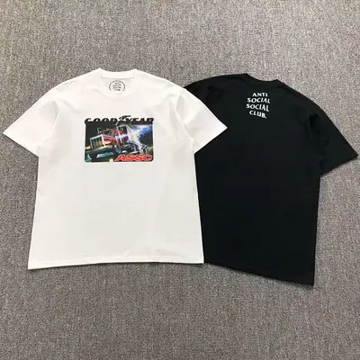 ¥85 ANTI SOCIAL SOCIAL CLUB T-SHIRT 111044002(im 170cm 57kg i wear size L in the phot)