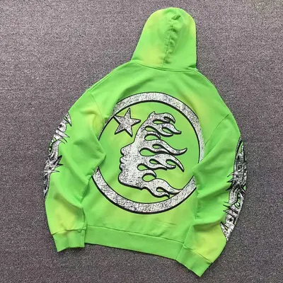 ￥258 HELLSTAR HOODIE 31160472（im 170cm 57kg i wear size M in the phot）