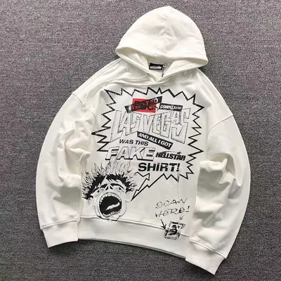 ￥228 HELLSTAR HOODIE 31160372（im 170cm 57kg i wear size M in the phot）