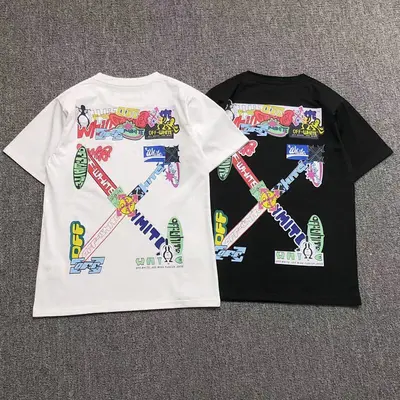¥79 OFF-WHITE T-SHIRT 41187045(im 170cm 57kg i wear size M in the phot)