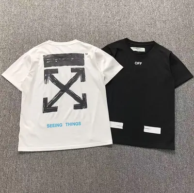 ¥68 OFF-WHITE T-SHIRT 41186445(im 170cm 57kg i wear size M in the phot)