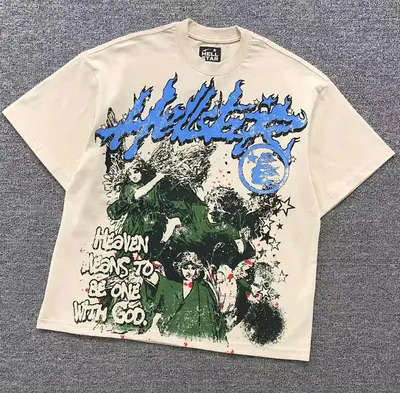 ¥95 HELLSTAR T-SHIRT 411103117(im 170cm 55kg i wear size M in the phot)