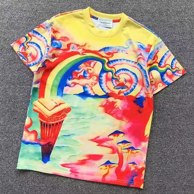 ￥79 CASABLANCA T-SHIRT 311120432（im 170cm 57kg i wear size M in the phot）