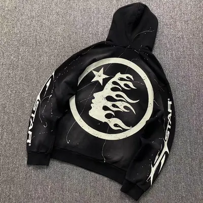 ￥238 HELLSTAR HOODIE 311140672（im 170cm 57kg i wear size M in the phot）