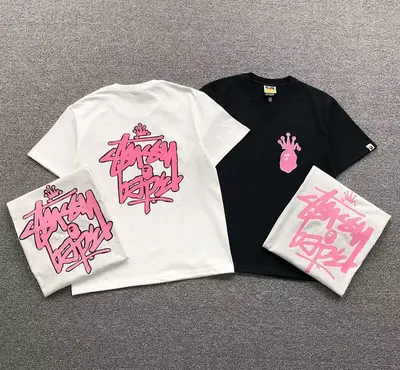 ¥79 BAPE STUSSY T-SHIRT 411183142(im 170cm 57kg i wear size S in the phot)