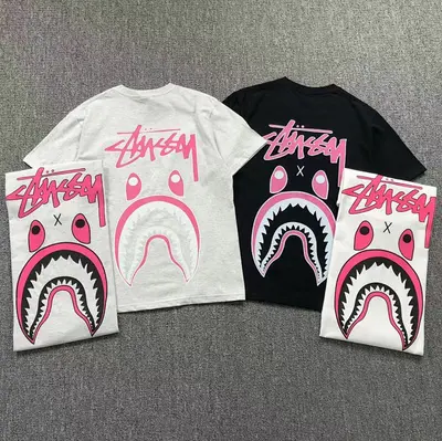 ￥78 BAPE STUSSY T-SHIRT 411181142（im 170cm 57kg i wear size S in the phot）