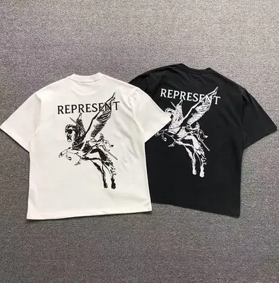 ￥118 REPRESENT T-SHIRT 4111270317（im 170cm 55kg i wear size S in the phot）