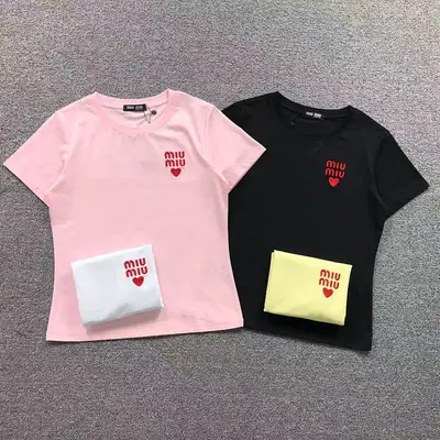￥115 M⭐U M⭐U T-SHIRT FEMAIE STYIE 1102072004