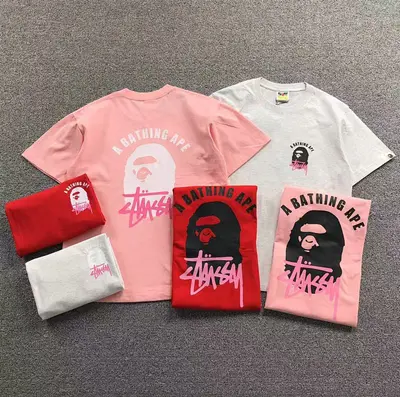 ¥78 BAPE STUSSY T-SHIRT 1102091342