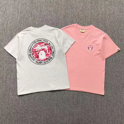 ¥78 BAPE STUSSY T-SHIRT 1102090642(im 170cm 55kg i wear size S in the phot)