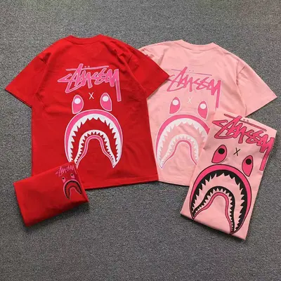 ¥78 BAPE STUSSY T-SHIRT 1102090342(im 170cm 55kg i wear size S in the phot)