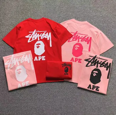 ¥78 BAPE STUSSY T-SHIRT 1102090242