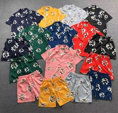 TOP ¥98 SHORTS ¥108 DENIM TEARS SHIRT SHORTS 41112110717