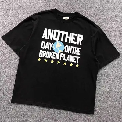 ¥98 BROKEN PLANET T-SHIRT 502151017(im 170cm 57kg i wear size S in the phot)