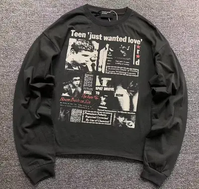 ¥138 ENFANTS RICHES DEPRIMES LONG SLEEVED 41121615001(im 170cm 57kg i wear size S in the phot)