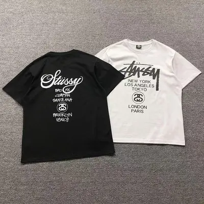 ￥78 STUSSY T-SHIRT 502192982（im 170cm 57kg i wear size M in the phot）