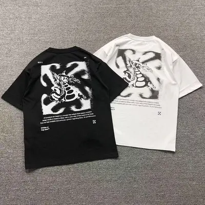 ￥95 OFF-WHITE T-SHIRT 502201319（im 170cm 57kg i wear size S in the phot）