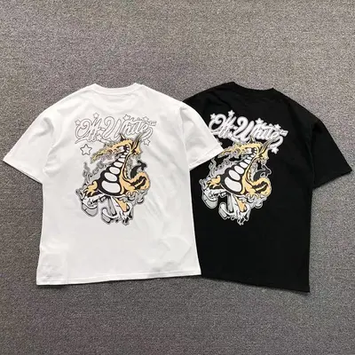 ￥98 OFF-WHITE T-SHIRT 502202019（im 170cm 57kg i wear size S in the phot）