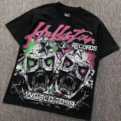 ￥78 HELLSTAR T-SHIRT 502221771（im 170cm 55kg i wear size M in the phot）