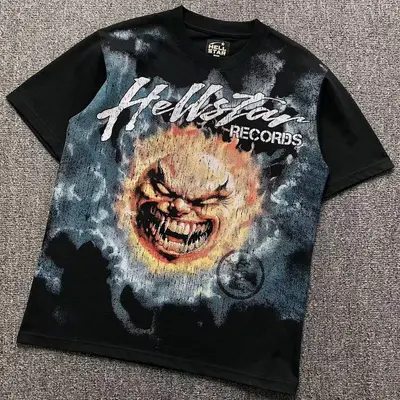 ￥78 HELLSTAR T-SHIRT 502222071（im 170cm 55kg i wear size M in the phot）