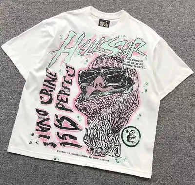 ￥78 HELLSTAR T-SHIRT 502221971（im 170cm 57kg i wear size M in the phot）