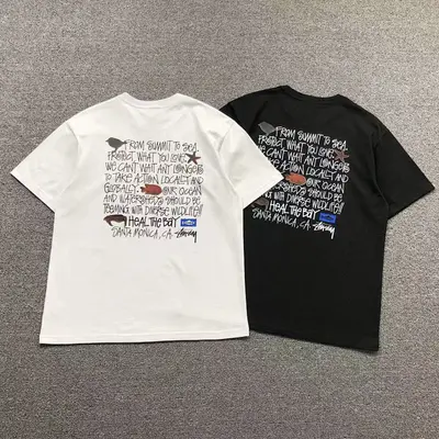 ￥78 STUSSY T-SHIRT 502241282（im 170cm 57kg i wear size M in the phot）