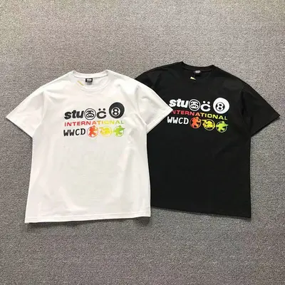 ￥78 STUSSY T-SHIRT 502241682（im 170cm 57kg i wear size M in the phot）