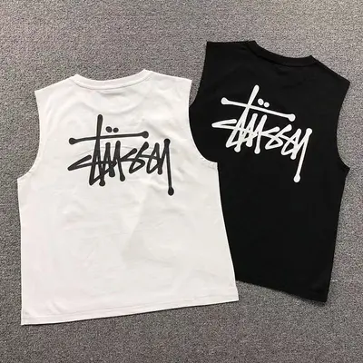 ¥108 STUSSY VEST 502251277(im 170cm 55kg i wear size S in the phot)