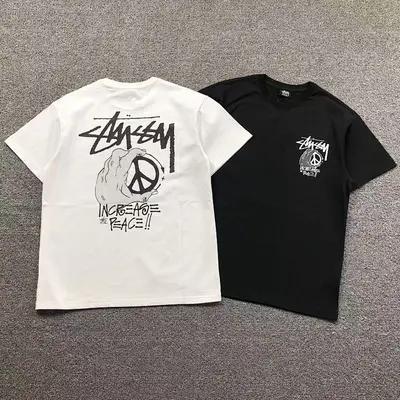 ¥108 STUSSY T-SHIRT 502251377(im 170cm 55kg i wear size S in the phot)