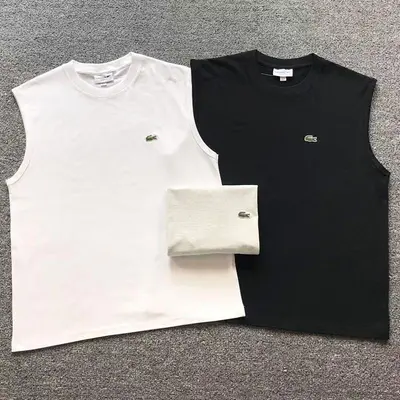 ¥95 LACOSTE VEST 2122607001(im 170cm 55kg i wear size S in the phot)